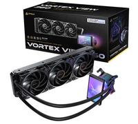 Antec Vortex View 360 ARGB AIO Liquid CPU Cooler - 5" IPS LCD Display 400W TDP - Black