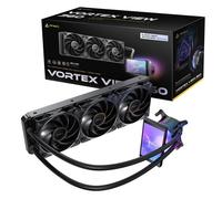 Antec Vortex View 360 ARGB Liquid AIO CPU Cooler - 5 Inch Swivel Screen (Black)