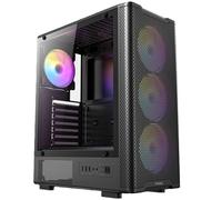 ANTEC VX-310 ARGB ATX Mid Tower RGB Gaming Case - Black - 4 ARGB Fans