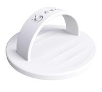 Anteel Magnetic Phone Grip, Liquid Silicone Comfy and Portable, Removable Finger Loop Ring Holder for iPhone, Strong Magnetic Attraction, Compatible with Magsafe, Patented (White)