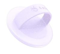 Anteel Magnetic Phone Grip, Liquid Silicone Comfy and Portable, Removable Finger Loop Ring Holder for iPhone, Strong Magnetic Attraction, Compatible with Magsafe, Patented (Purple Glitter)