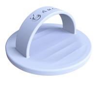 Anteel Magnetic Phone Grip, Liquid Silicone Comfy and Portable, Removable Finger Loop Ring Holder for iPhone, Strong Magnetic Attraction, Compatible with Magsafe, Patented (Lavender)