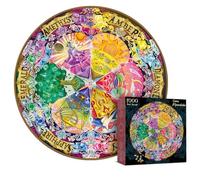 Antelope 1000 Piece Mandala Puzzle for Adults, Gem Mandala Jigsaw Puzzles, 1000 Pieces, Round Puzzles, Butterfly Puzzles, High Resolution, Matte Finish, Smooth Edging, No Dust