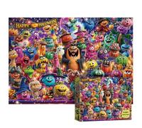 Antelope - 1000 Piece Puzzle for Adults, Pumpkin Patch Party - Jigsaw Puzzles 1000 Pieces, High Resolution, Matte Finish, No Dust