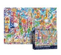 Antelope - 1000 Piece Puzzle for Adults, Time Square Adventure Jigsaw Puzzles 1000 Pieces, High Resolution, Matte Finish, Smooth Edging, No Dust Creative Artistic Puzzle