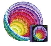 Antelope - 1000 Piece Rainbow Puzzle for Adults, Hue Wormhole Jigsaw Puzzles 1000 Pieces,1000 Piece Round Puzzles, Wormhole Puzzles, High Resolution, Matte Finish, Smooth Edging, No Dust, 3D Puzzle