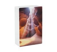 Antelope Canyon Cigarette Case 85mm King Size, Crushproof Plastic Cigarette Box Holder for Men Women Cigar Protective Cover Waterproof Cigarettes Holder 20 Capacity