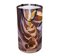Antelope Canyon Laundry Hamper with Handles Collapsible Round Laundry Basket Waterproof Dirty Clothes Hamper Lightweight Clothing Storage for Bathroom Bedroom Dorm