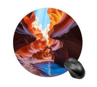 Antelope Canyon Mouse Pad Premium Texture Mousepad with Non-Slip Rubber Base 7.8" X 7.8" Large Gaming Mouse Mat Wireless Mouse Desk Accessories