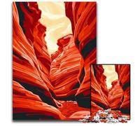 Antelope Canyon Nature 1000Piece Jigsaw Puzzle Wooden Jigsaw Puzzles for Adults for Birthdays Holidays Best for Christmas 1000 PCS(75x50cm)