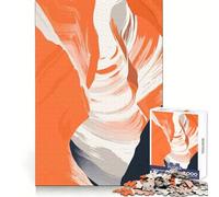 Antelope Canyon Nature Adults 1000 Pieces Puzzle Cognitive Skill Mind Soothing Fun Solid Lock (50X75CM)