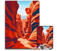 Antelope Canyon Nature Jigsaw Puzzles 1000 Pieces for Adults Difficult Puzzles for Adults Brain Challenge for Teenagers & Home Decor 1000 PCS(38x26cm)