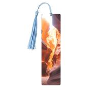 Antelope Canyon Printed Metal Bookmarks M - Sky Blue Lightweight Aluminium Book Marker for Books, Journals & Gifts, Ideal Book Lovers, Holiday Decor & Crafts