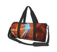 Antelope Canyon Round Travel Duffel Bag - Large Capacity Durable Carry-On Bag for Vacation, Gym, Short Trips