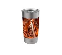 Antelope Canyon Sandstone Light Beam Scenic Landscape Stainless Steel Insulated Tumbler