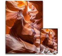 ANTELOPE CANYON The Sun 1000 Pieces Puzzle Gifts Jigsaw Puzzles Brain Challenge Gift Educational Activity for Teenagers 1000 PCS(75x50cm)