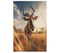 Antelope Jigsaw Puzzle for Adults 1000 Piece for Kids Age 12 Years Up Woodiness Puzzles Educational Game (78×53cm)