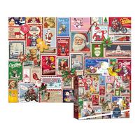 Antelope Puzzle Christmas Jigsaw Puzzle 1000 Pieces for Adults - Christmas Mail Holiday Winter Scene, Enjoyable Holiday Puzzle Gift for Adults & Families
