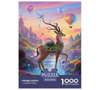 Antelope1000Pieces JigsawPuzzlesanimal KidsforAdult Challenging LargePiecePuzzles Age12+byth ThemeFlowersandBirds Fun, Challenging 70x50cm/1000pcs