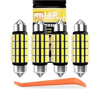 ANTEMOON 39mm 6418 C5W LED Festoon Bulbs 6500K White DE3021 DE3175 7065 LED Bulb 4014 Chipsets Canbus Error Free for Car Interior Dome Map Trunk Door Courtesy License Plate Lights, Pack of 4