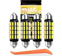 ANTEMOON 41mm 42mm C5W LED Festoon Bulbs 6500K White 578 569 211-2 212-2 LED Bulb 4014 Chipsets Canbus Error Free for Car Interior Dome Map Trunk Door Courtesy License Plate Lights, Pack of 4