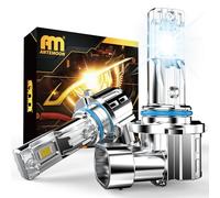 ANTEMOON 9006 HB4 LED Fog Light Bulbs, 100W 20000LM 600% Super Bright 6500K Cool White LED Headlight Bulb, 1:1 Mini Size Halogen Fog Lamp Replacement, IP68 Waterproof Plug and Play, Pack of 2