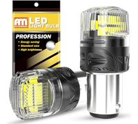 ANTEMOON P21/5W 1157 BAY15D LED Bulbs Super Bright 2800LM 12V 6000K White 1016 2357 Replacement Bulb Canbus Error Free for Backup Reverse Light, Tail Brake Light, Turn Signal Light, Pack of 2