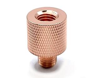 Antenna Adapter, M10 to 3/8 Connector for JPC Antenna for Amateur Radio Easy to Use Install for CB Radio Communications(Gold)