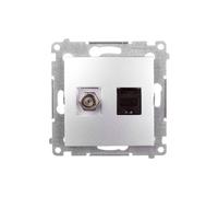 Antenna and Computer Socket Type F and Simon 54 DASFRJ45.01/43
