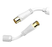 Antenna Cable Hama 00205246 White 1,5 M NEW
