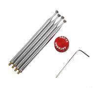 Antenna Capacitor Cap Compatible with PAC12 JPC12, Extends Range up to 300mm, Noise Reduction, Aluminum Alloy Construction, Silver, Easy Install with Top Wire