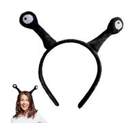 Antenna Costume Headband Soft Short Pile Fabric, Comfortable Skin-Friendly