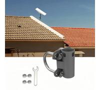 Antenna mast tube holder for Starlink bowl, starlink bracket, satellite dish holder, Starlink accessories, U-shaped mast bracket, double clamp