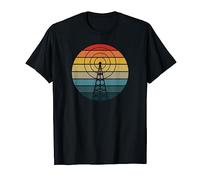 Antenna Retro Sunset HAM Radio - Amateur Radio Operator Gift T-Shirt