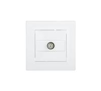 Antenna socket Asfora satellite end 1 dB white EPH3700121