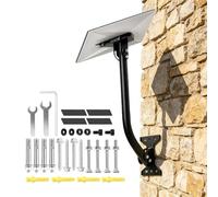 Antenna Support - Adjustable Internet Parable Holder | Satellite Extension Cable Windproof, for Installation on External Wall, Gutter, Roof, Weather Station, Camper, Home, Lawn