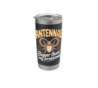 Antennae Bigger Than My Problems Longhorn Beetle Insect Stainless Steel Insulated Tumbler
