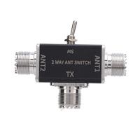 Antennae Transfer Switch Antennae Switch 1 Input 2 Output 0-50MHz Frequency SO239 Interface 2 Way Manual Antennae Transfer Switch