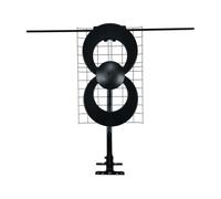 Antennas Direct ClearStream 2V Indoor Outdoor TV Antenna UHF VHF Multi-Directional, 60+ Mile Range, 4K 8K UHD, NEXTGEN TV - w/Reflector, 20-inch Mast