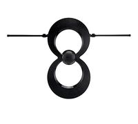 Antennas Direct ClearStream MAX-V Indoor Outdoor TV Antenna, UHF VHF Multi-Directional, 60+ Mile Range, 4K 8K UHD, NEXTGEN TV - w/Wall Bracket(Black)