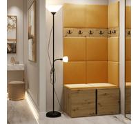 Anteroom Set Orion I Artisan Oak Shoe Cabinet Hangers Yellow Panels