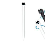 Antetek Cute Robot Design for Apple Pencil 2nd Generation case,Soft Silicone Protective Cover Accessories,Shockproof and Anti-Fall iPencil Case Sleeve Soft Grip Pouch Holder (White)