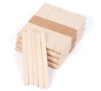 ANTETOK 200pcs Lollipop Sticks, 114mm Wooden Lolly Sticks for Craft, Premium Popsicle Sticks Lollypop Sticks for DIY Projects, Making Homemade Crafts and Plant Labels