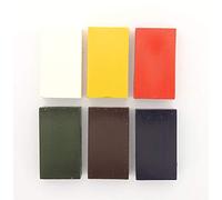 Antex Pack of 6 Coloured Wax Blocks