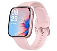 antfit Smart Watch for Women, 1.85" Ultra HD AMOLED Display, 10-Day Battery, Call & Notifications, 3ATM Water Resistant, Fitness, Heart Rate, Sleep Tracker, 100+ Sports, iOS Android Compatible, Pink