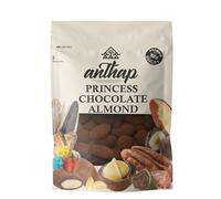 Anthap Princess Chocolate Almond, Cacao Powder Coated, Chocolate Almond Beans, Perfect with Coffee, Perfect for Snacking, 1kg
