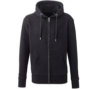 Anthem Men's Full Zip Hoodie Hooded Sweatshirt, Black, L