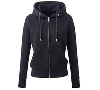 Anthem Women's Full-Zip Hooded Sweatshirt, Black, S