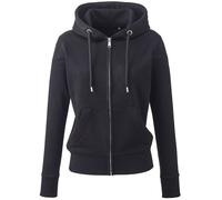 Anthem Women's Full Zip Hoodie in Black | Size: Large Anthem Black L