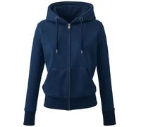 Anthem Women's Full Zip Hoodie in Navy | Size: Large Anthem Navy L